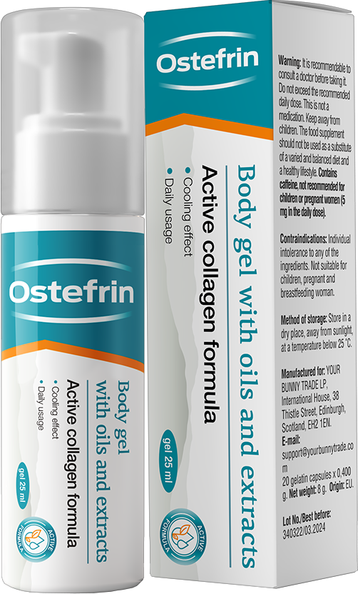 Opakowanie Ostefrin - żel na stawy